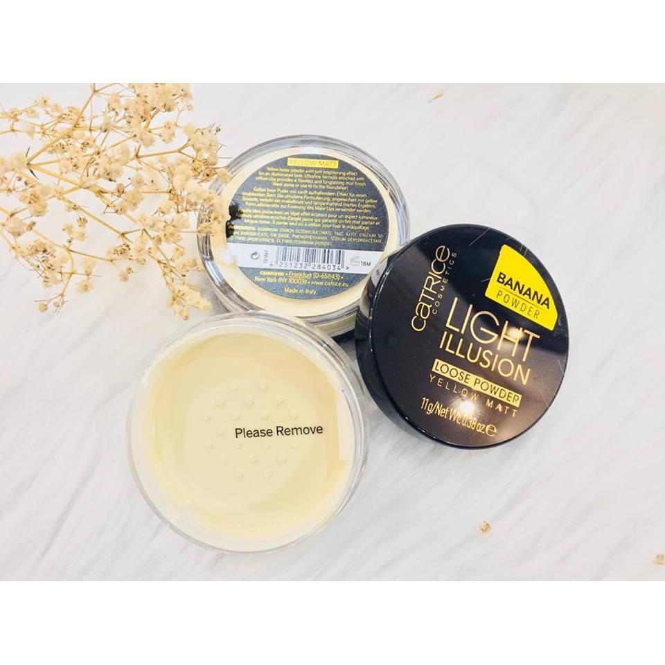 Phấn Bột Catrice Light Illusion Loose Powder Banana