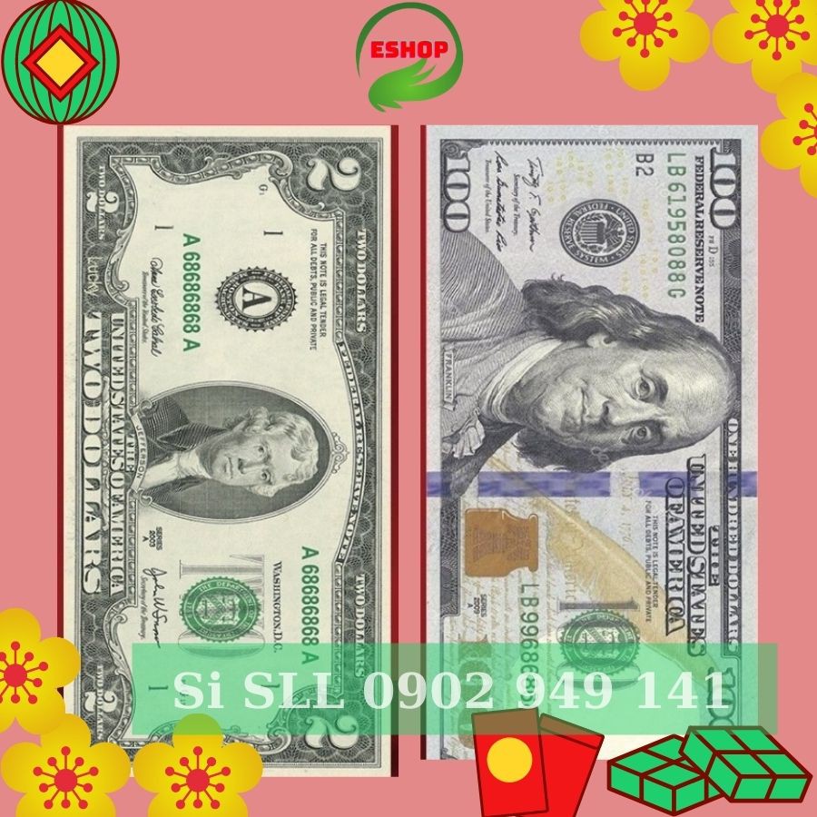 Bao lì xì 2023 set 10 cái Tiền Đô tết độc lạ may mắn đẹp dễ thương Cute Tết Quý Mão Bao lì xì đẹp Thần Tài LX04 - ESHOP