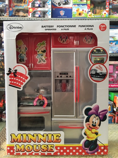 Đồ chơi nhà bếp 𝑭𝑹𝑬𝑬𝑺𝑯𝑰𝑷 Tủ bếp - Mickey -Minie