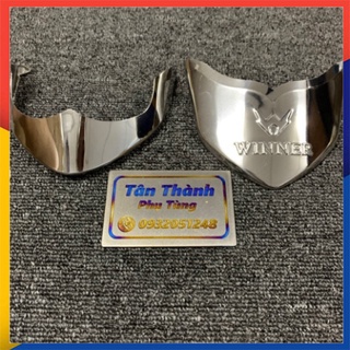 Mỏ dè Winner X trước sau Inox, titan( bộ 2 cái)