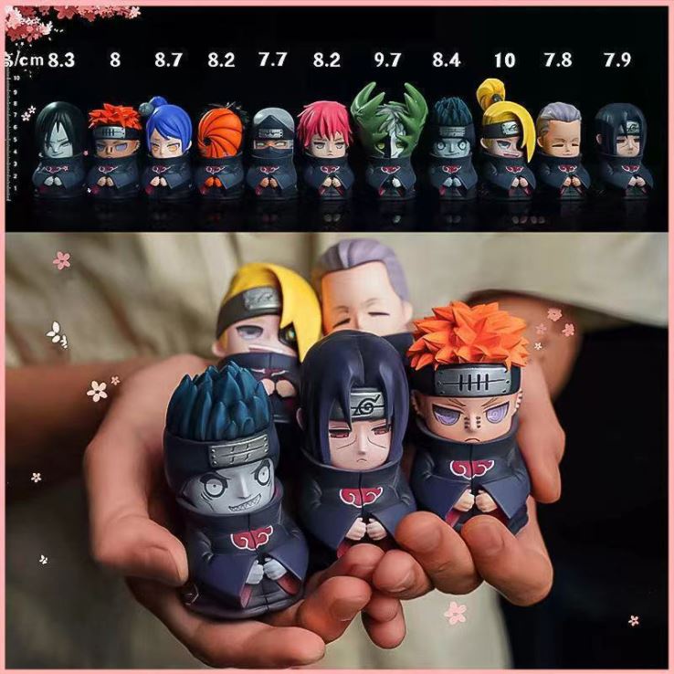 Mô Hình Naruto Akatsuki Chibi Anime Mini Itachi Obito Conan Nagato Figure Đồ Chơi Giá Rẻ Trang Trí Bàn Học Bàn MH18