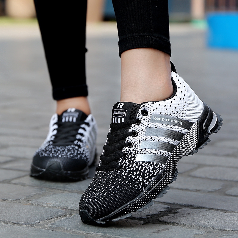 Giày thể thao siêu nhẹ thoáng khí chống trượt thời trang cho cặp đôi size 35-47