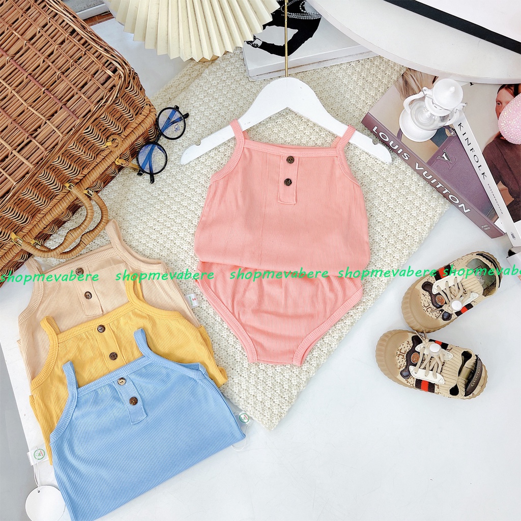 Bộ 2 dây chip vải tăm lạnh cho bé 6-16kg, hàng loại 1 mềm mịn co giãn 4 chiều, thoáng mát cho bé vào mùa hè - BO91