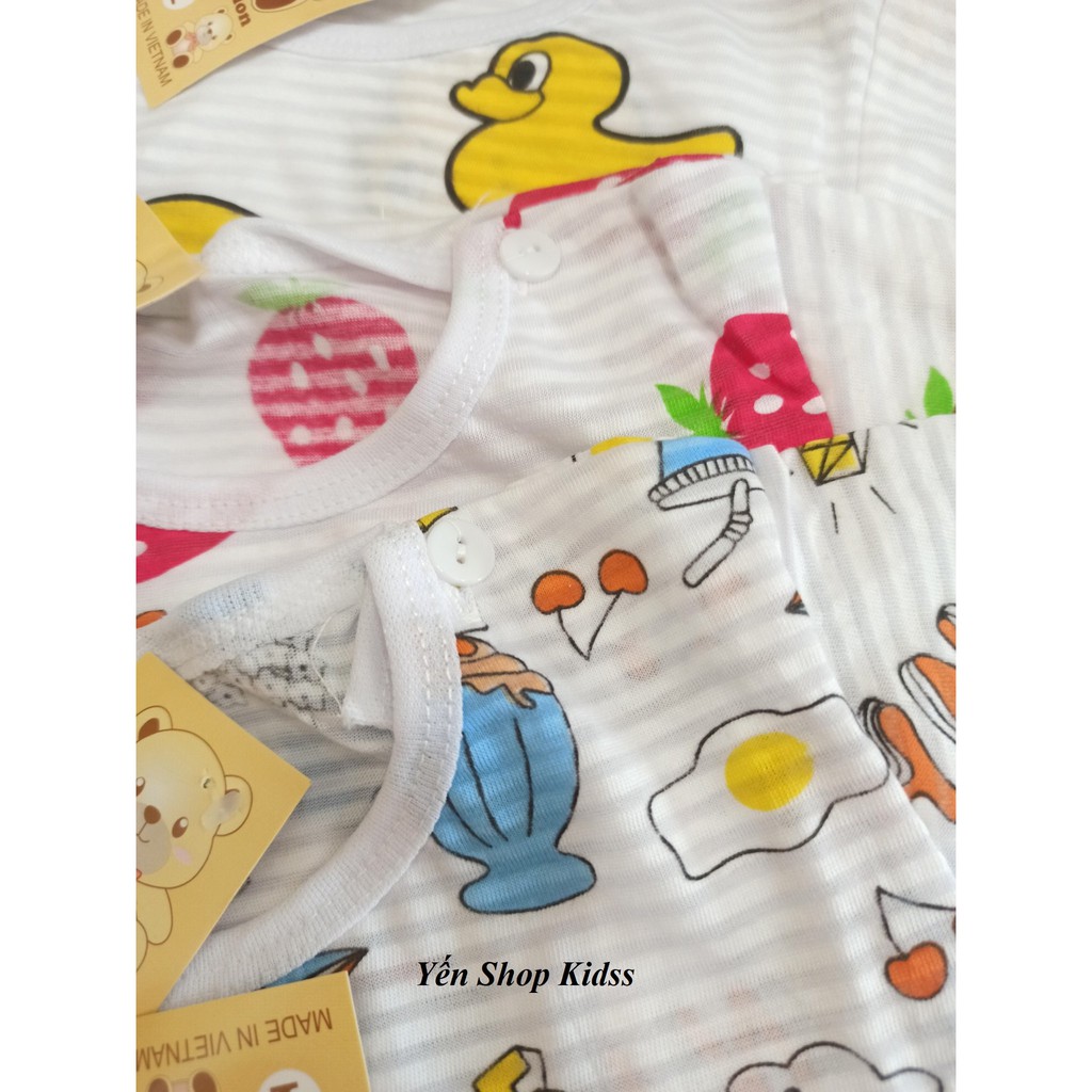 Sale !!! Bộ Cộc Tay Thông Hơi  Cho Bé (6-16kg)(1143 )