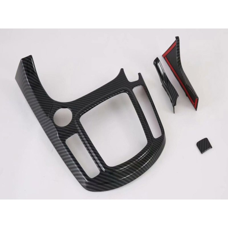 Ốp hộp số, ốp cần số, ốp nội thất Kia Seltos 2020+. Hàng Carbon cao cấp