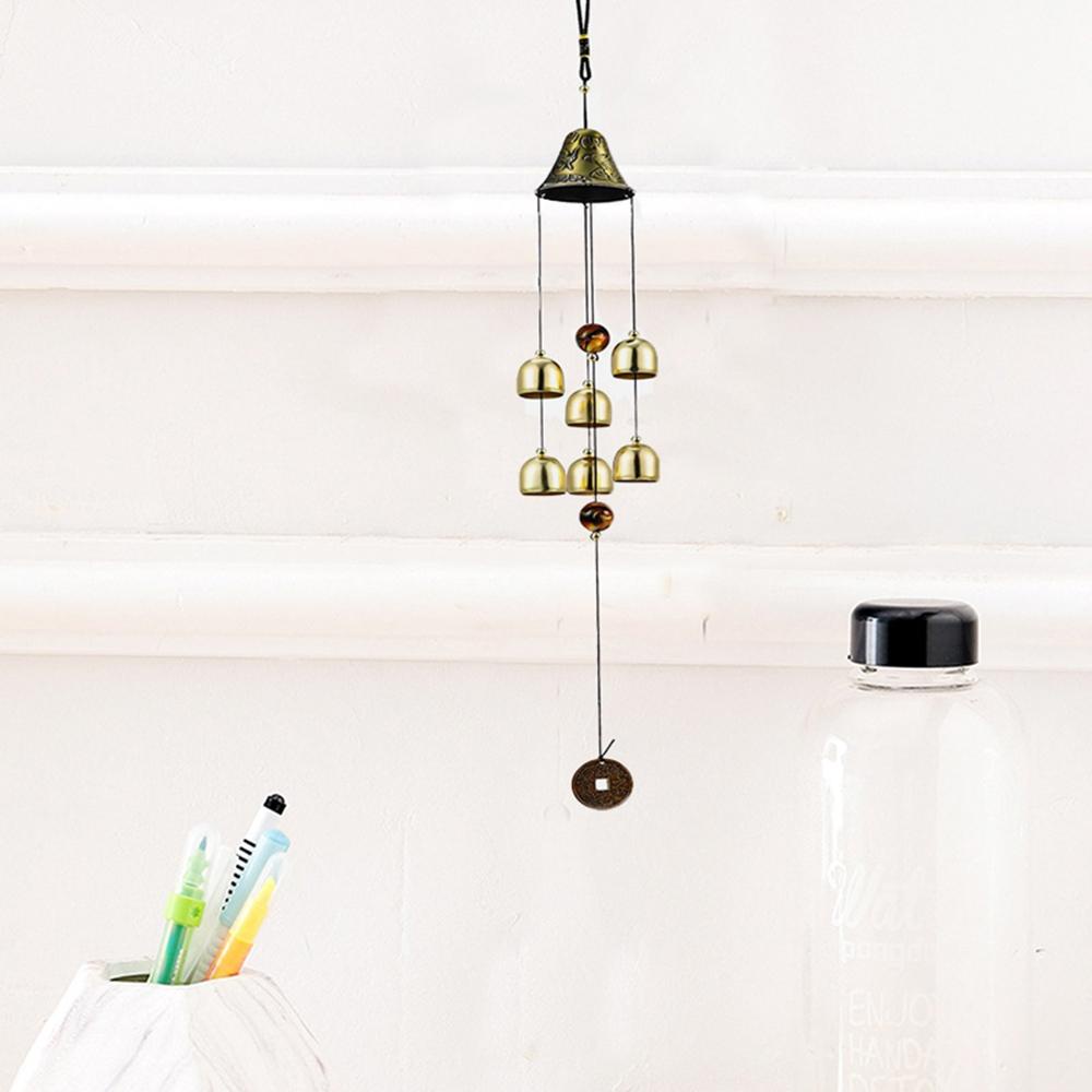 Epoch Chuông Gió Bằng Kim Loại Đồng Phong Thủy Cổ Điển May Mắn Trang Trí Nhà Cửa / Sân Vườn