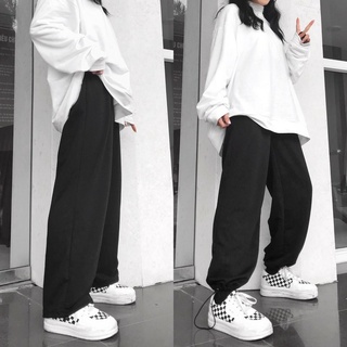 Quần jogger ống rộng rút dây unisex nam nữ bigsize 40-100kg