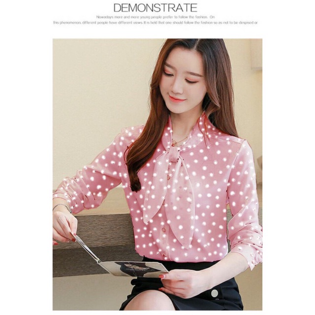 Áo nữ thắt nơ dễ thương | BigBuy360 - bigbuy360.vn