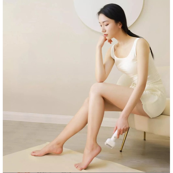 Máy Chà Gót Chân Xiaomi Doco F002 Tặng 2 Đầu Chà, Kem Dưỡng, 2 Chế Độ - Máy Cạo Gót Chân Xiaomi Loại Bỏ Vết Chai Chân