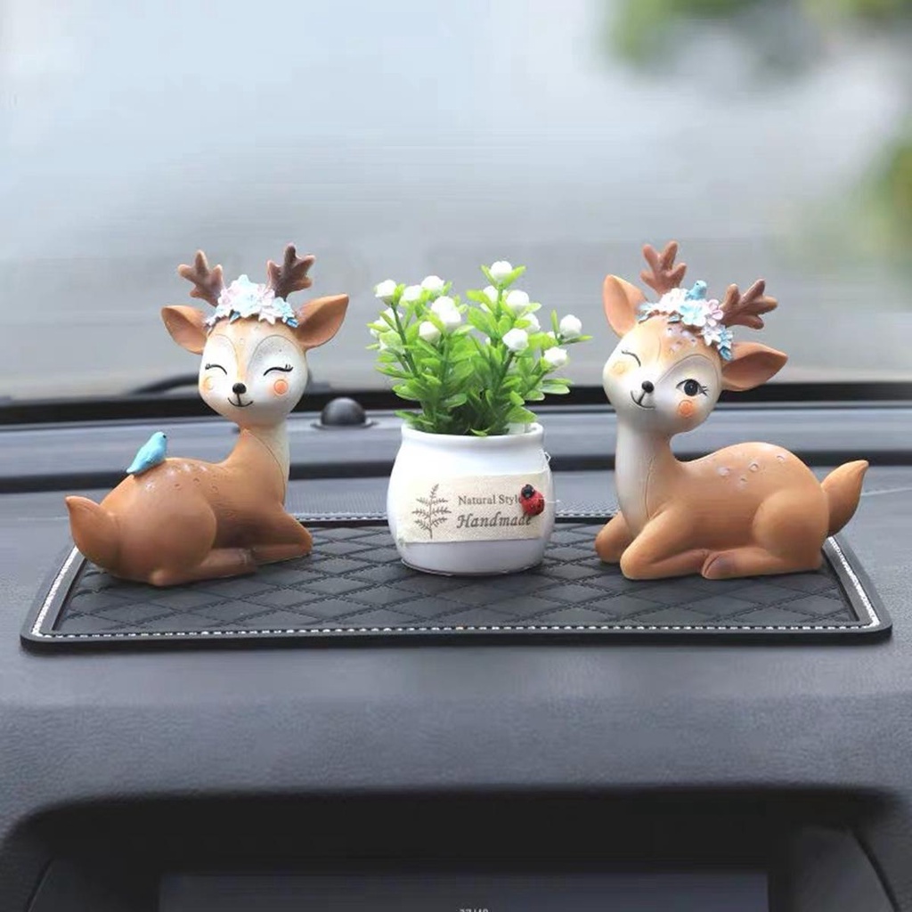 Mô Hình Hươu Nai Sika Mini Dễ Thương Dùng Trang Trí Bánh Kem DIY