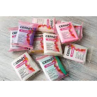 Đất sét polymer clay cernit glamour