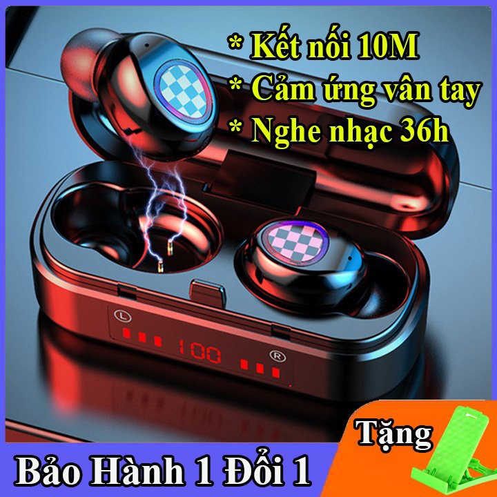 Tai nghe bluetooth V7-TWS5.0 - Thiết kế gọn nhẹ - Kiểu dáng thời trang - Có quà tặng | BigBuy360 - bigbuy360.vn