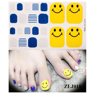 Miếng dán móng chân - Nail Wraps (22 miếng dán khô)