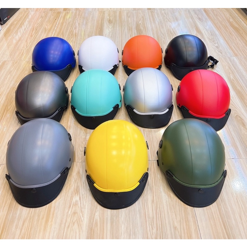 Nón Mũ Bảo Hiểm Nửa Đầu Napoli K08 Hàng Cty