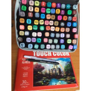 Bộ marker touchcolor 24/36/48/60/80 màu