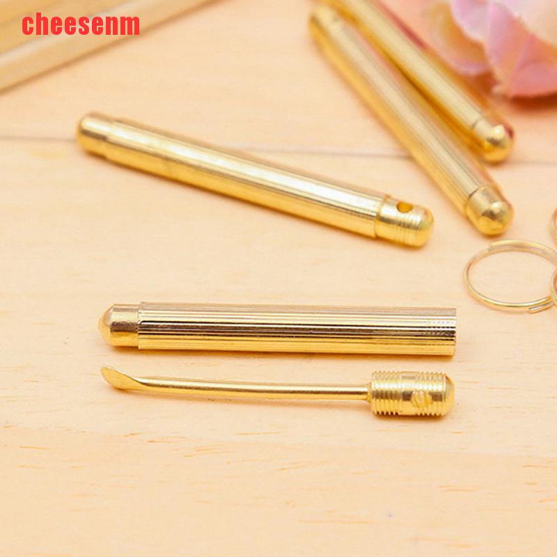 Dụng Cụ Lấy Ráy Tai Màu Vàng Gấp Gọn Tiện Lợi