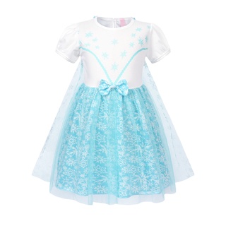 Đầm hóa trang công chúa elsa trong phim frozen cho bé gái