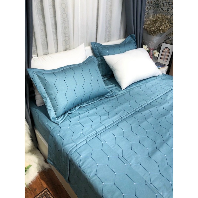 Bộ ga chun Hàn quốc Elective vải nhập