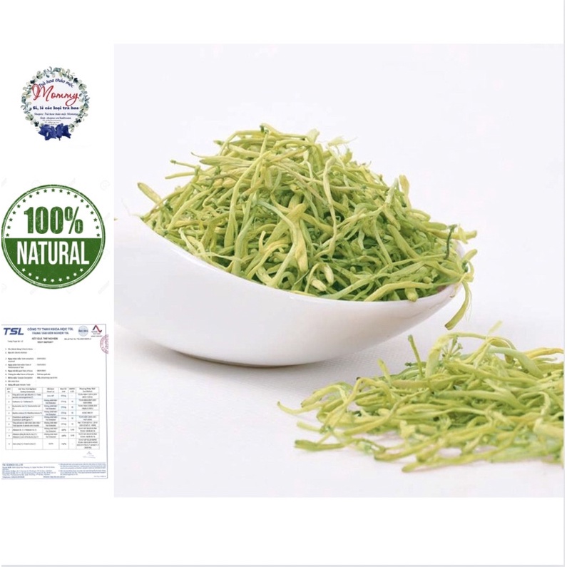 [Hàng loại 1] Trà kim ngân hoa xanh gói 100g