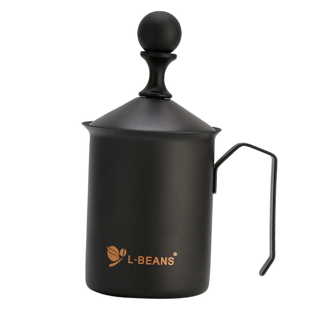 600ml Stainless Steel Mesh Coffee Milk Frother Foamer Milk Pump Creamer