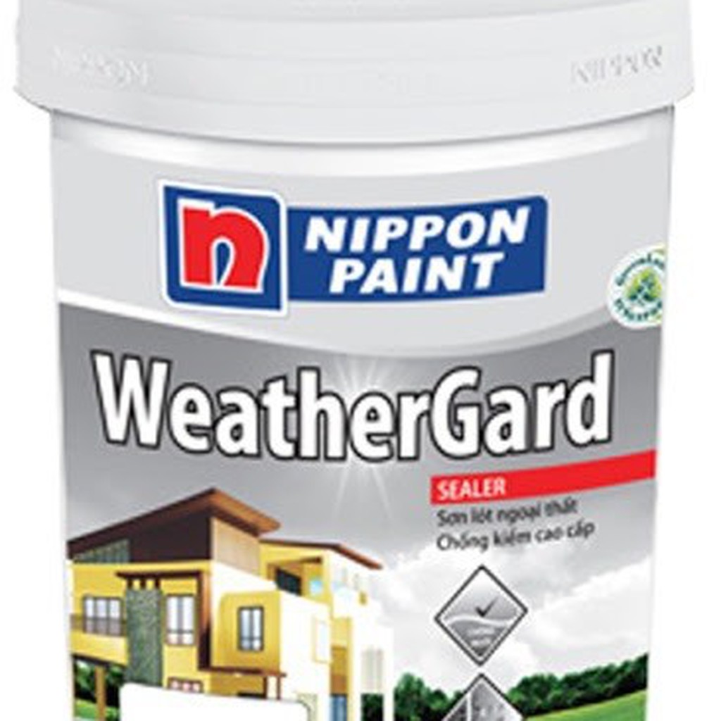 [FREESHIP]+[GIÁ SỈ] Sơn lót Nippon ngoại thất Weathergard sealer, 5 lít, Màu trắng