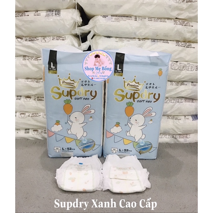 🍒Tã/Bỉm🍒Dán/Quần SUPDRY XANH CAO CẤP-SUPDRY TRẮNG đủ Size S72-M66/M64-L58-XL52-XXL50-XXXL46