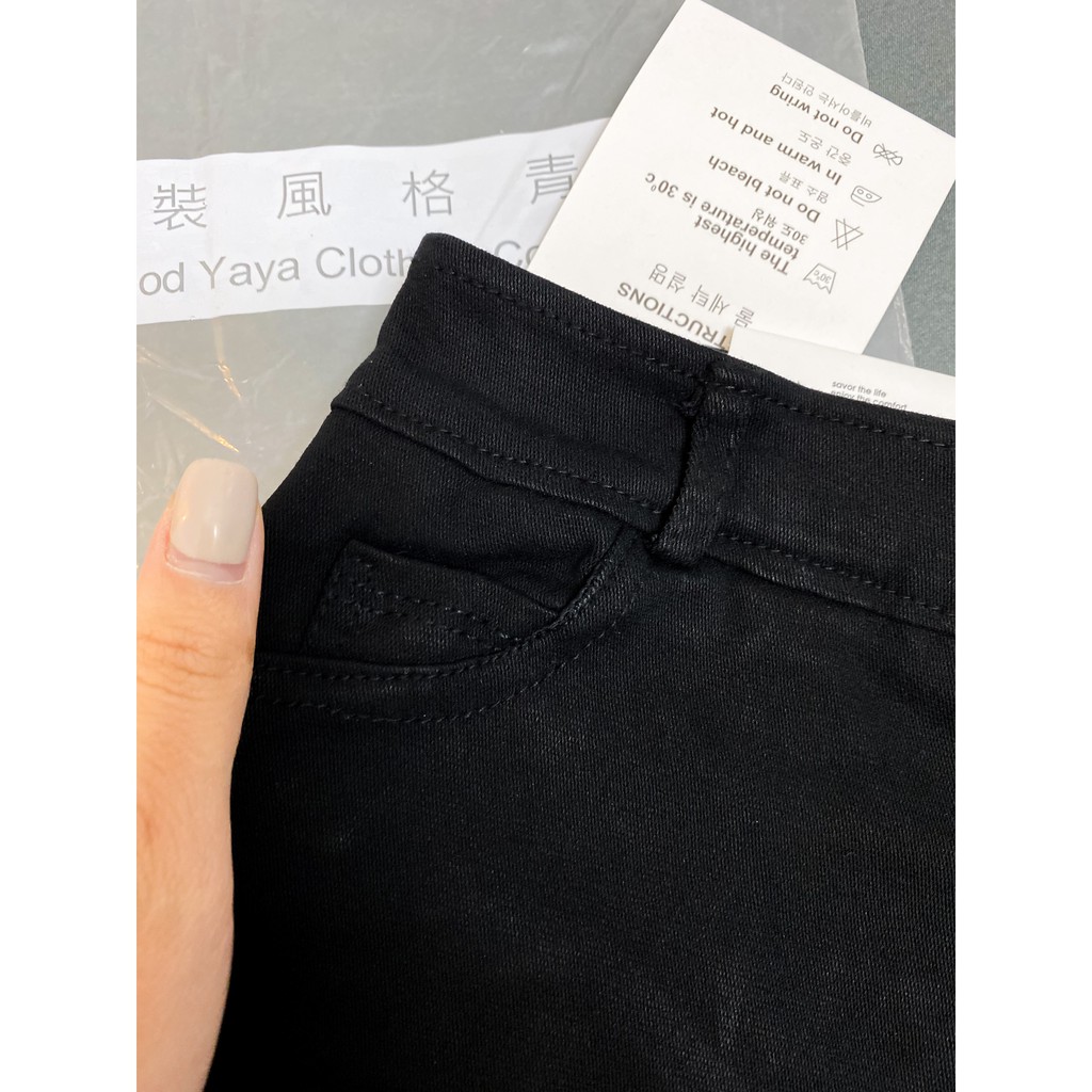 Quần Bò Giấy Siêu Co Giãn 2 Màu Đen Ghi (CÓ ẢNH THẬT) | BigBuy360 - bigbuy360.vn