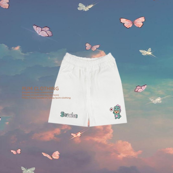 Quần short thun Khủng Long unisex pumunisexstore