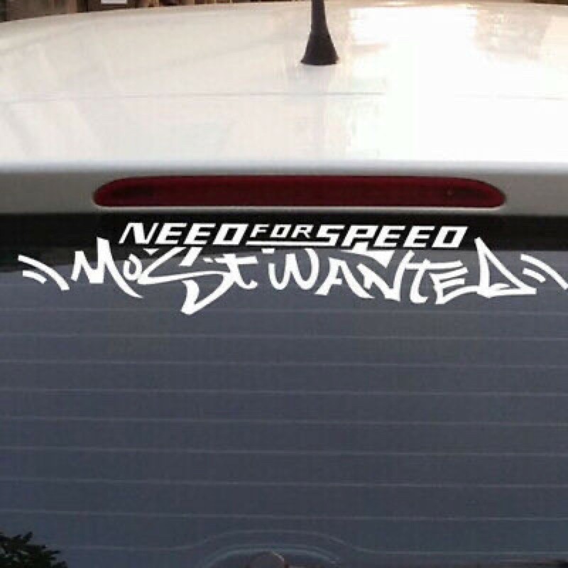 Tem dán độ xe hơi xe máy Need for Speed Most Wanted | Vinyl Sticker NFS