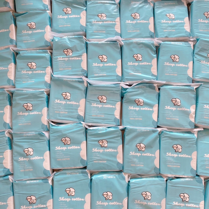 Bông Tẩy Trang Chú Cừu Habarla Sheep Cotton mịn màng siêu rẻ