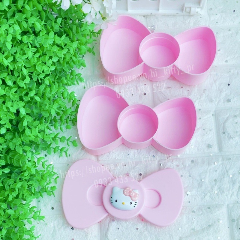 Hộp đựng trang sức hình nơ Hello Kitty