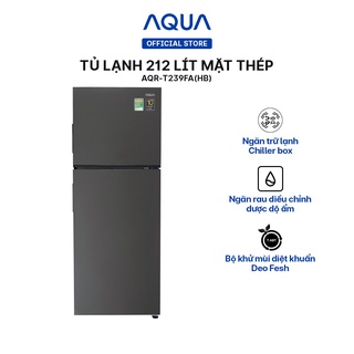 Freeship toàn quốc - tủ lạnh ngăn đông trên aqua 212 lít aqr-t239fa