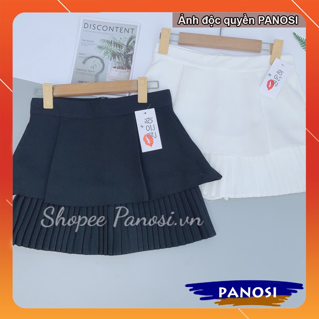 Chân váy xếp ly ngắn công sở  kiểu dáng Hàn Quốc vải tuyết mưa hàng đẹp - CV48 | BigBuy360 - bigbuy360.vn