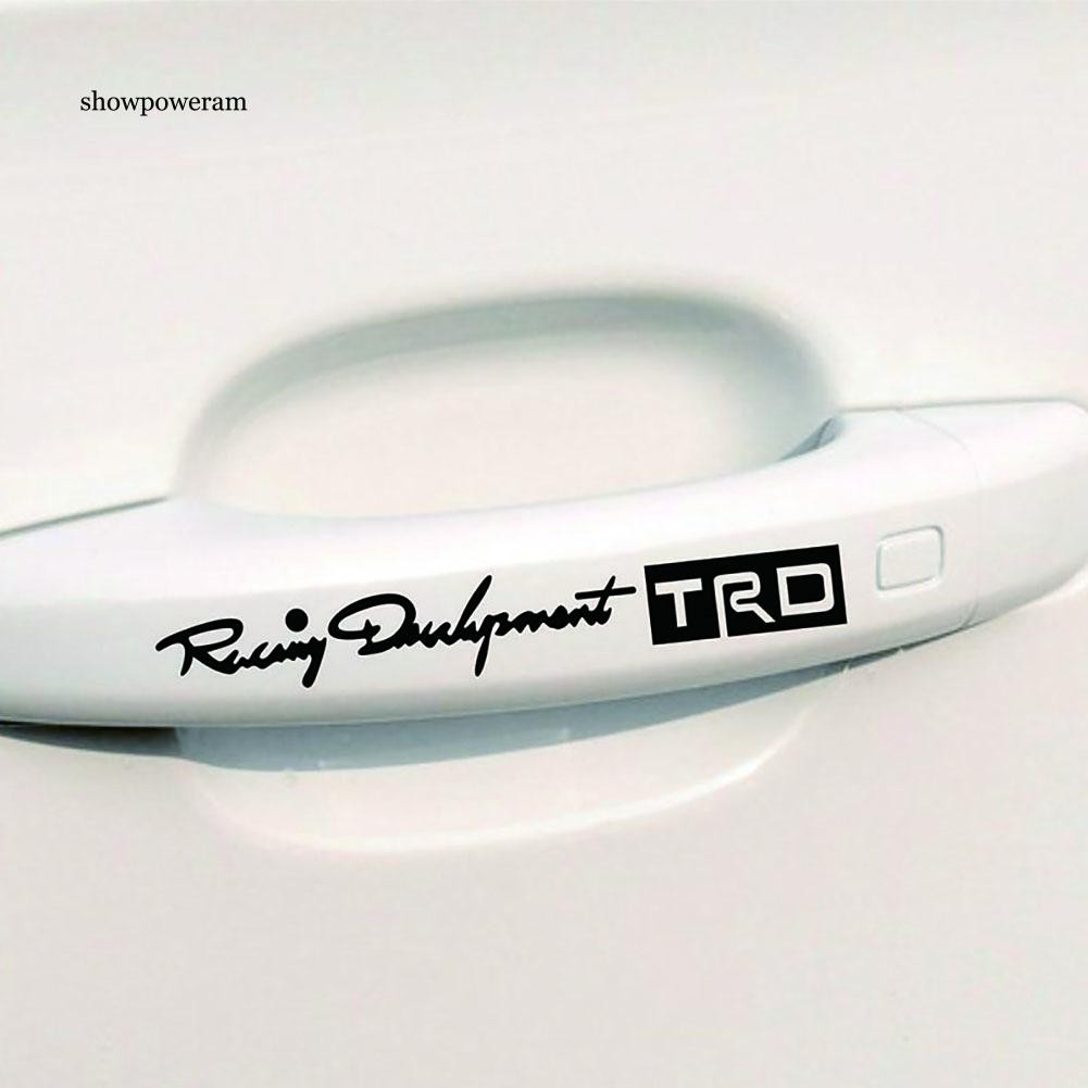 Set 4 miếng dán tay nắm cửa xe ô tô