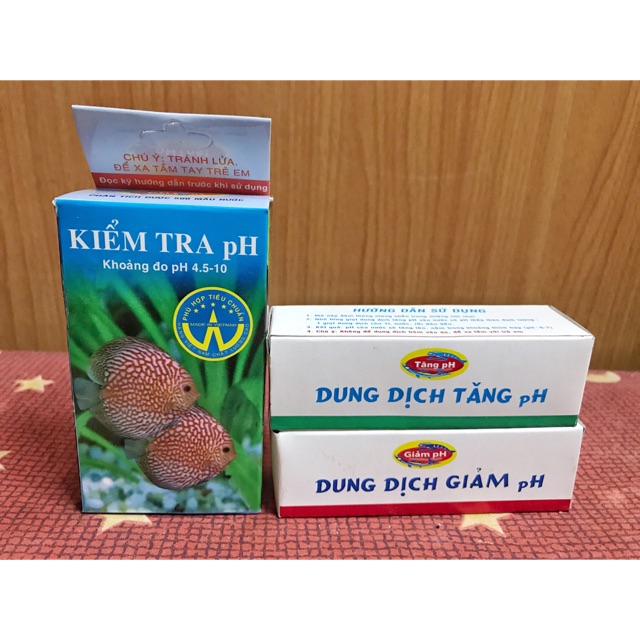 BỘ 3 ĐO LÀM TĂNG LÀM GIẢM ĐỘ PH CHO HỒ CÁ NON BỘ