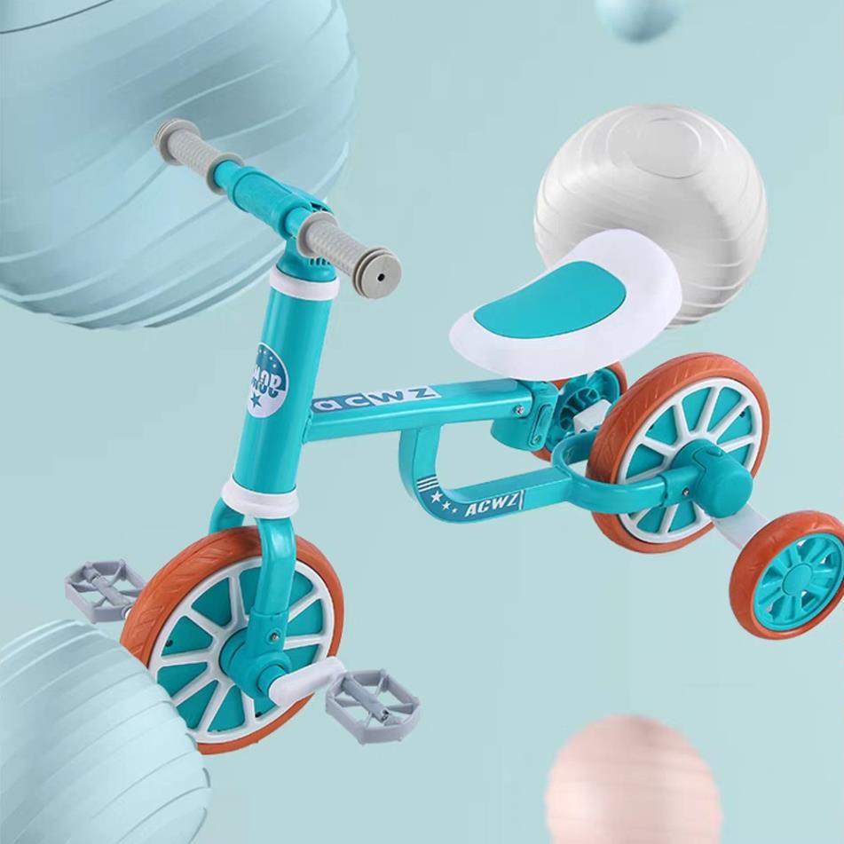 FREE SHIP !!! Xe chòi chân thăng bằng cho bé 2in1 ACWZ bản 2021 màu xanh dương