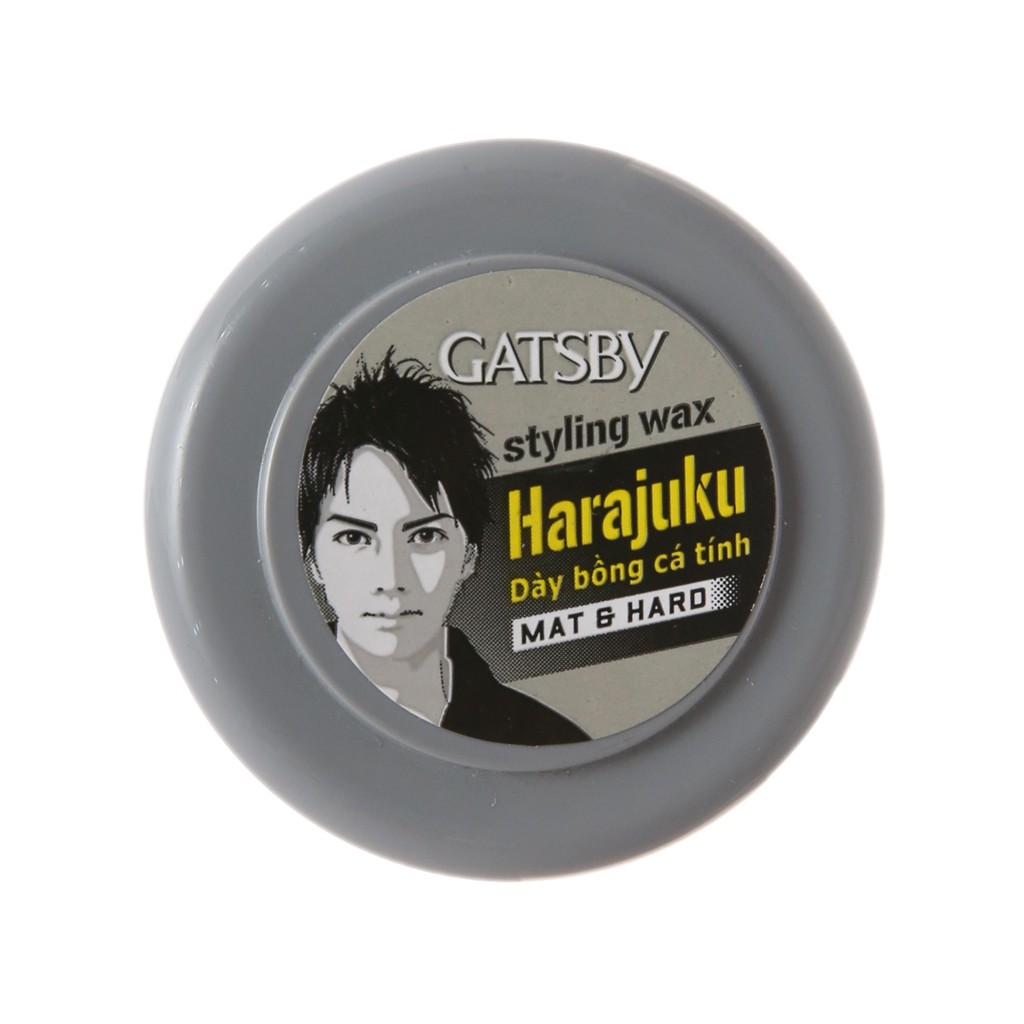 Wax vuốt tóc Gatsby Mat &amp; Hard dày bồng cá tính 25g