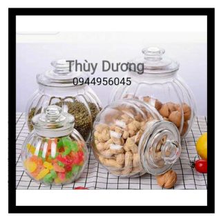 Lọ thủy tinh đựng gia vị hình quả bí ngô