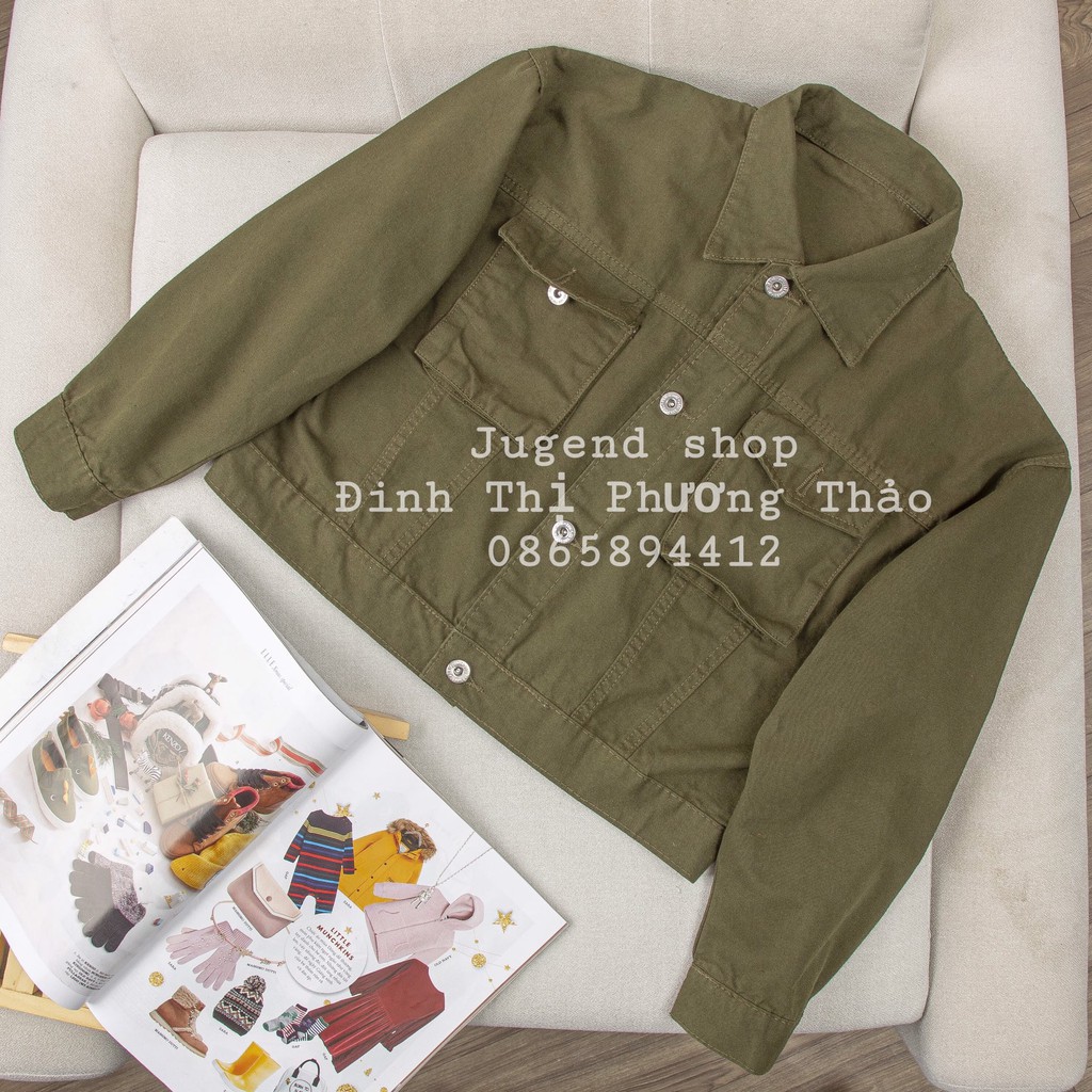 [ẢNH THẬT] Áo Khoác Nữ chất KAKI THÁI LAN có TÚI NẮP cao cấp 9 màu phong cách trẻ trung năng động | BigBuy360 - bigbuy360.vn