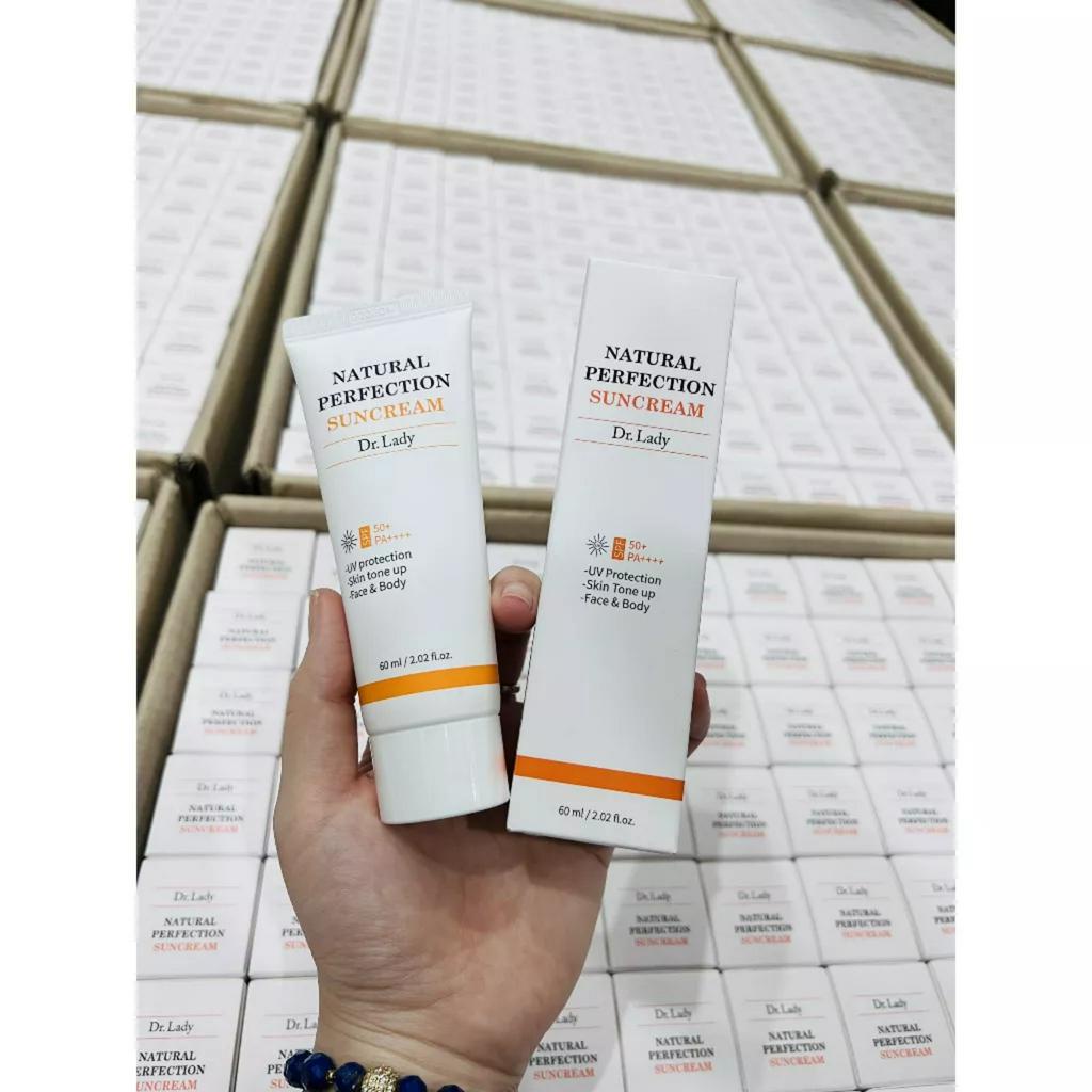 Kem chống nắng Dr. Lady Suncream 60ml nâng tone đẹp, kiềm dầu tốt