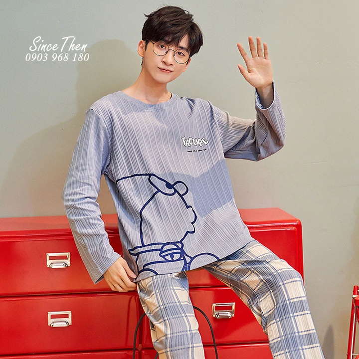 Đồ ngủ nam mùa đông dài tay hình Doremon - Since Then
