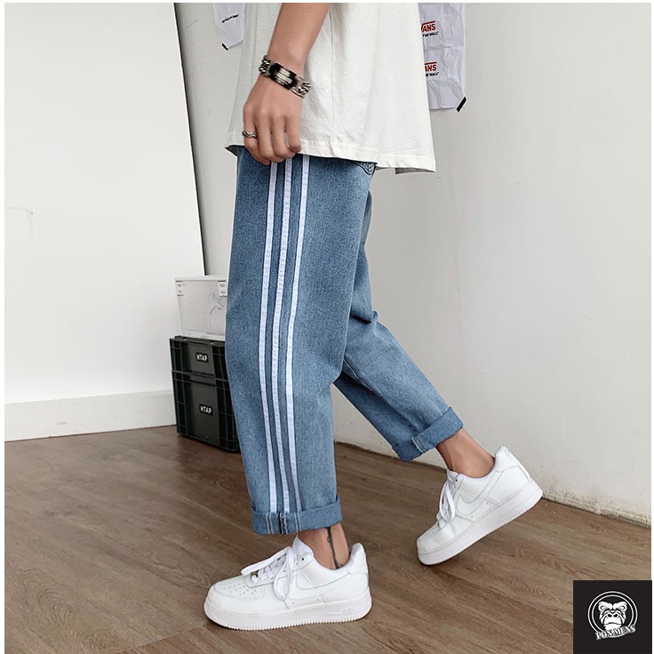 Quần jean ống rộng nam nữ ống suông đẹp 2021 985 Pon.mens | BigBuy360 - bigbuy360.vn