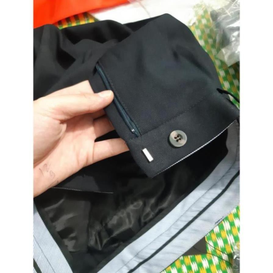 Quần tây nam ống côn dáng ôm body co giãn 4 chiều chất vải tuyết mưa | BigBuy360 - bigbuy360.vn