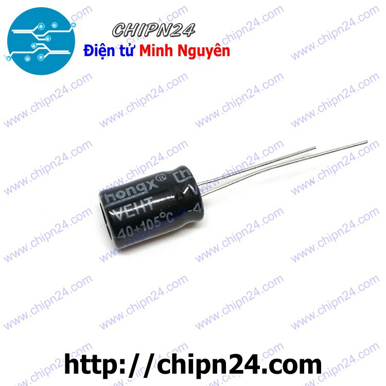 [5 CON] (G44.8) Tụ hóa 47uF 100V (8x12mm)