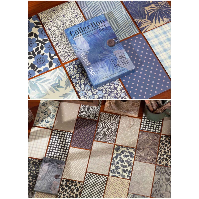 Giấy Kẻ Sọc Caro Phong Cách Cổ Điển Dùng Trang Trí Sổ Tay