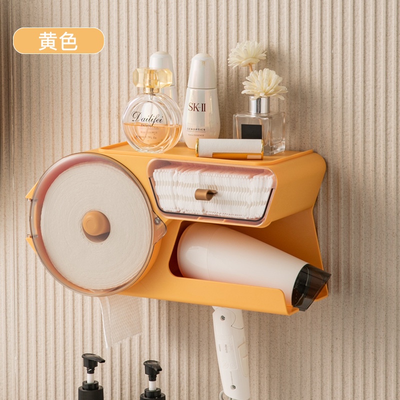 Giá Đỡ Cuộn Giấy Vệ Sinh Kèm Móc Treo Tiện Dụng Cho Phòng Tắm