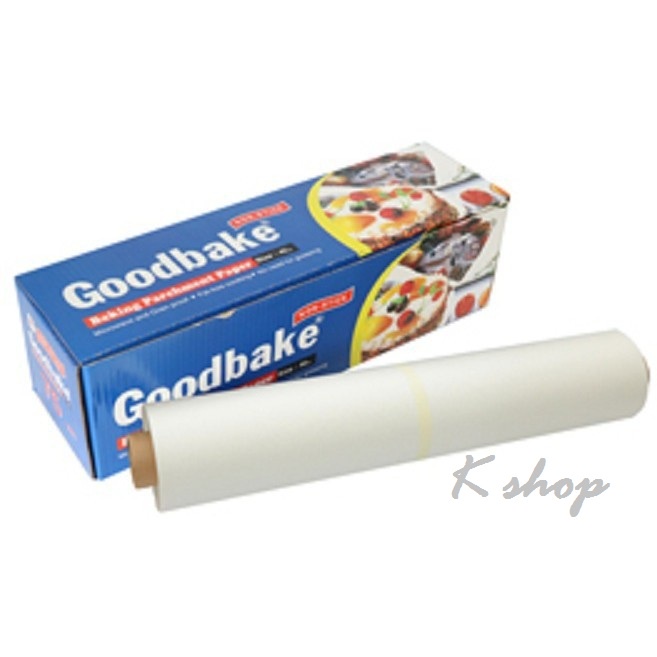 Giấy Nướng Bánh / Giấy Không Thấm dầu Goodbake 30cm x 75m / Giấy nến