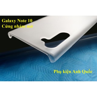 Ốp lưng Sam sung Note 10/ Note 10 plus nhựa CỨNG NHÁM MỜ