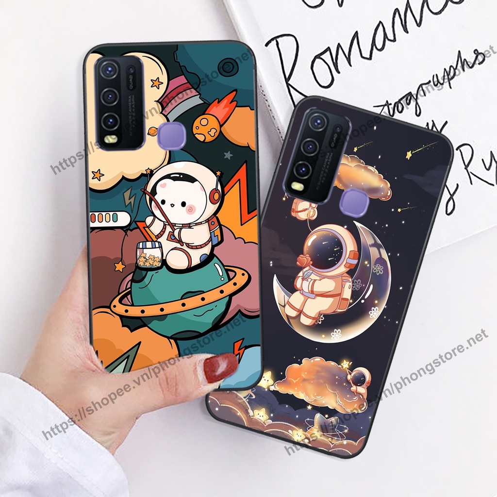 Ốp lưng Vivo Y30 / Y50 vũ trụ phi hành gia cực hot siêu cute-rẻ-bền