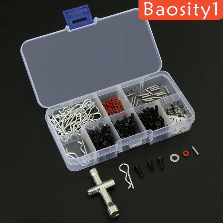 HSP RC Hộp 270 Ốc Vít Đầu Tròn Cho Xe Điều Khiển Từ Xa Cỡ 1 / 10